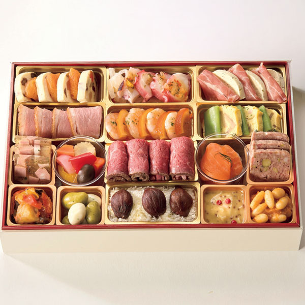 銀座ポルトファーロ 洋風オードブル二段重【3人前・47品目】【イオンのおせち】　商品画像2