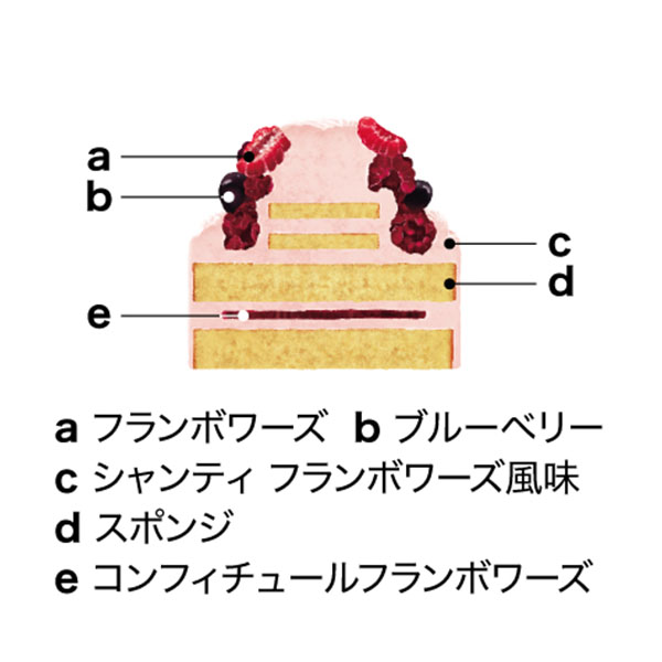 アンリ・シャルパンティエ ザ・ショートケーキ<魅惑のフランボワーズ&ブルーベリー>【イオンのクリスマス】　商品画像2