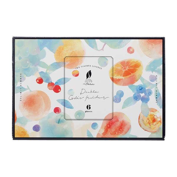 シェ・シバタ ドゥーブル ジュレ フレシュール 6個入【夏の贈りもの・お中元】　商品画像2