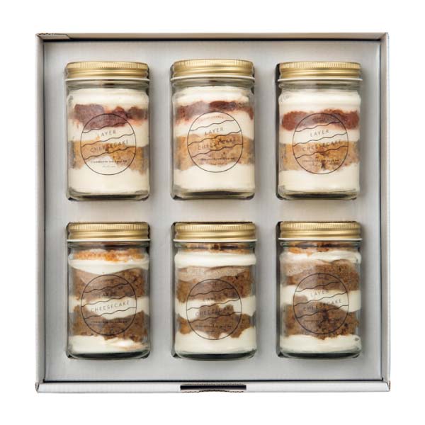 チーズケーキラボseed プレミアム冬のレイヤーチーズケーキ6個セット【冬の贈りもの・お歳暮】[PL-6]　商品画像2