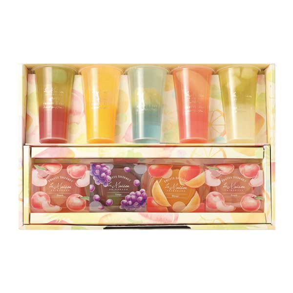 ラ・メゾン白金 2層のフルーツゼリー&凍らすシャーベットギフト【夏の贈りもの・お中元】[Z＆S]　商品画像2