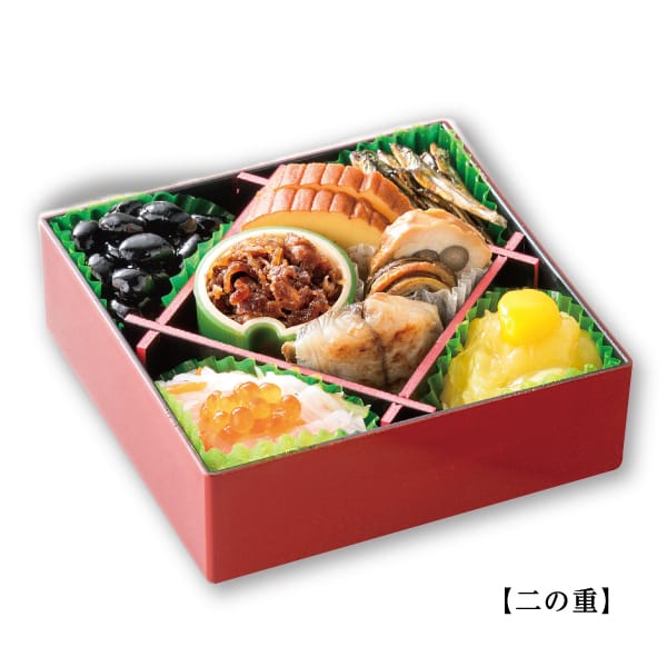 松浦商店 駅弁屋のミニおせち(二段重)【28品目】【イオンのおせち】【中部地区お届け限定】【CB】　商品画像2
