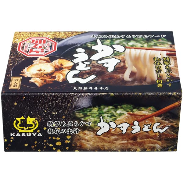 加寿屋 かすうどん 6食セット【冬の贈りもの・お歳暮】　商品画像2