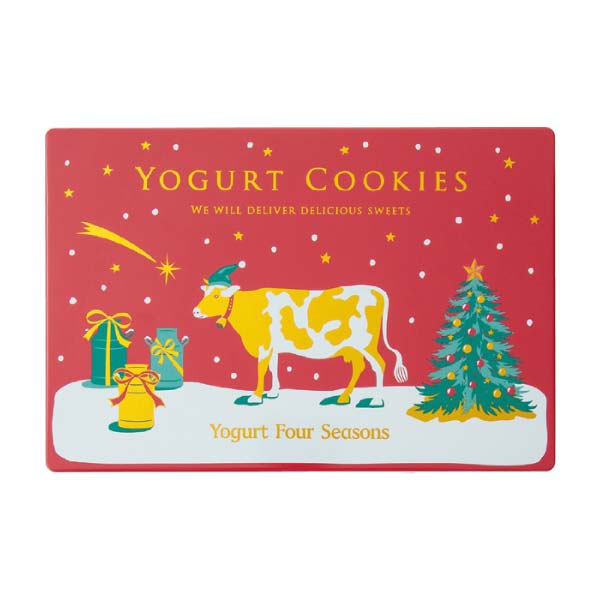 ヨーグルトフォーシーズンズ ヨーグルトクリスマスクッキー缶【冬の贈りもの・お歳暮】[YCX-30]　商品画像2