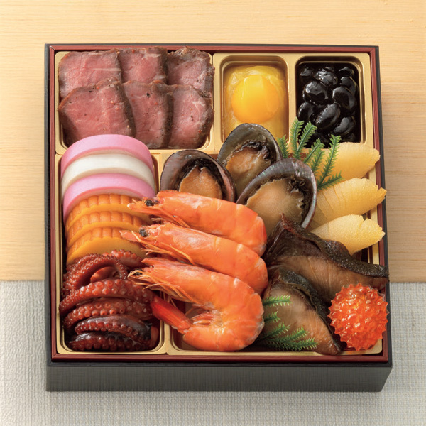 食べくらべるおせち二段重「較(かく) 金と銀の重」【2〜3人前・26品目】【イオンのおせち】 商品画像2