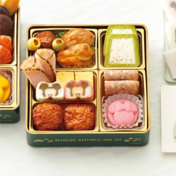 紀文 おせち詰合せ ディズニー 二段重【大人2人前、子供2人前・26品目】【イオンのおせち】 商品画像2