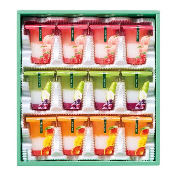 ひととえ 3層デザート ジュレパフェ 〜国産フルーツ入り〜【夏の贈りもの・お中元】[JPD-30]　商品画像2