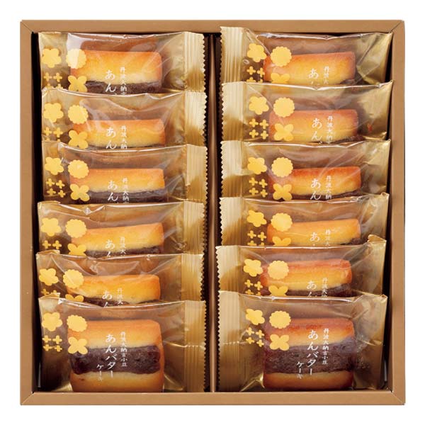 中島大祥堂 丹波大納言小豆 あんバターケーキ 12個入【冬の贈りもの・お歳暮】　商品画像2