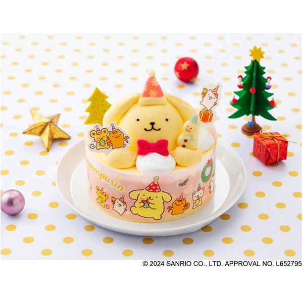 ポムポムプリン 聖夜のカスタードクリームケーキ プリン風味【イオンのクリスマス】　商品画像2