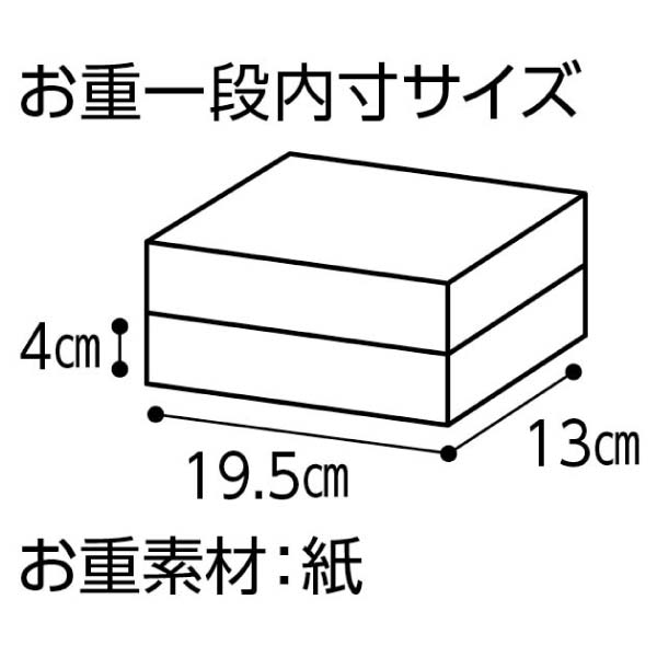 加賀屋 和風おせち二折【2人前・24品目】【イオンのおせち】　商品画像2