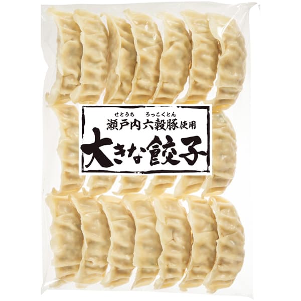 米久 瀬戸内六穀豚使用 大きな餃子【冬の贈りもの・お歳暮】　商品画像2