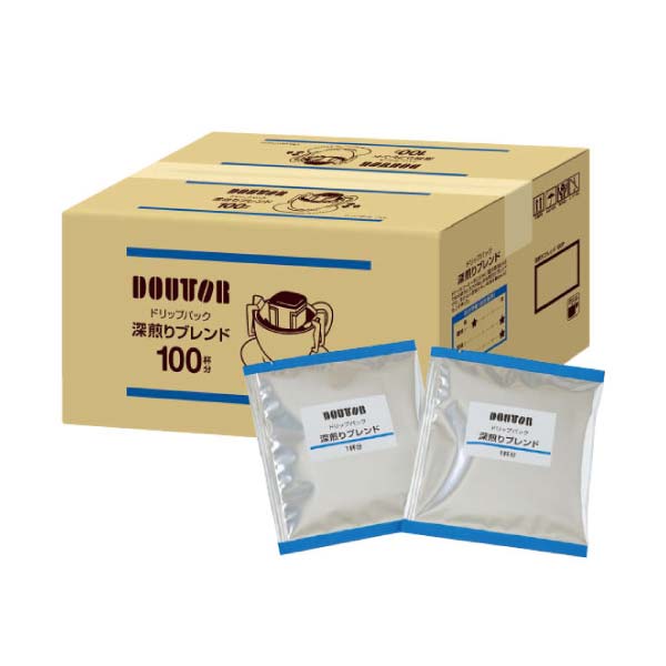 ドトールコーヒー ドリップパック深煎りブレンド100P【冬の贈りもの・お歳暮】[D23653]　商品画像2