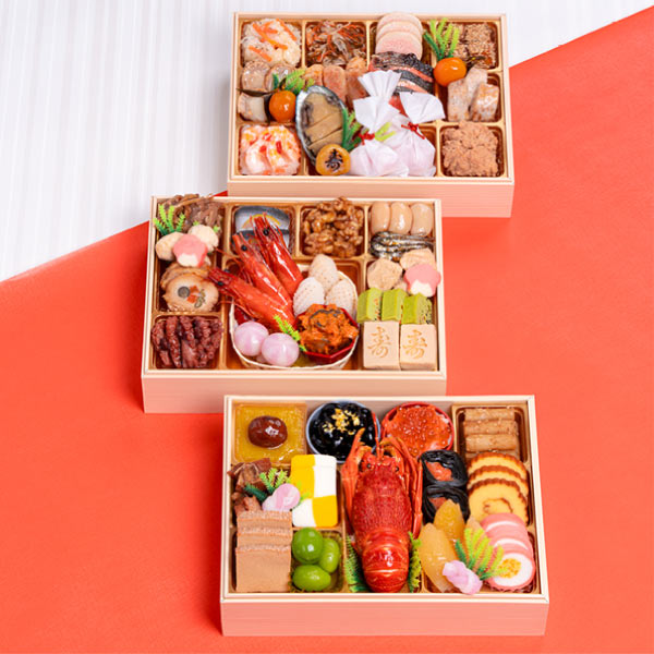 千賀屋 迎春おせち料理 和風三段重「天寿千」【4〜5人前・45品目】【イオンのおせち】 商品画像2