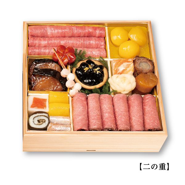 松阪肉老舗 柿安 料亭おせち二段重【3〜4人前・35品目】【イオンのおせち】【中部地区お届け限定】【CB】　商品画像2