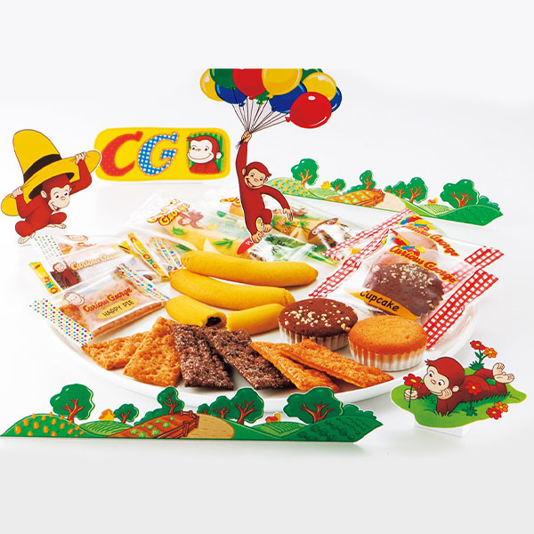 ☆出産内祝用途限定☆ おさるのジョージ ハッピースイーツセット(計16