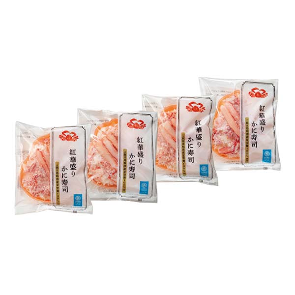 上野水産 かに寿司4個詰合せセット【冬の贈りもの・お歳暮】[5001134]　商品画像2