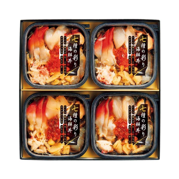 ぐるめ食品 7種の彩り海鮮丼【冬ギフト・お歳暮】[4414]　商品画像2