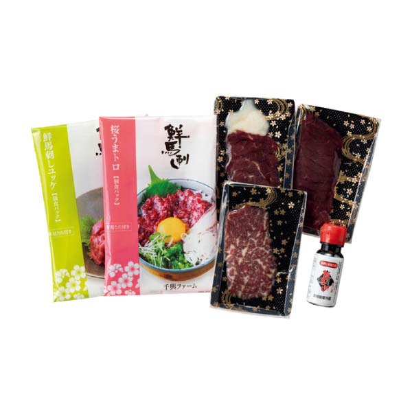 鮮馬刺し 5種詰合せ【冬の贈りもの・お歳暮】　商品画像2