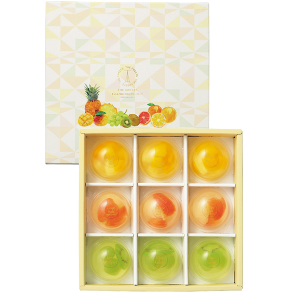 ザ・スウィーツ フルフルフルーツゼリー(9個)【夏の贈りもの・お中元】　商品画像1
