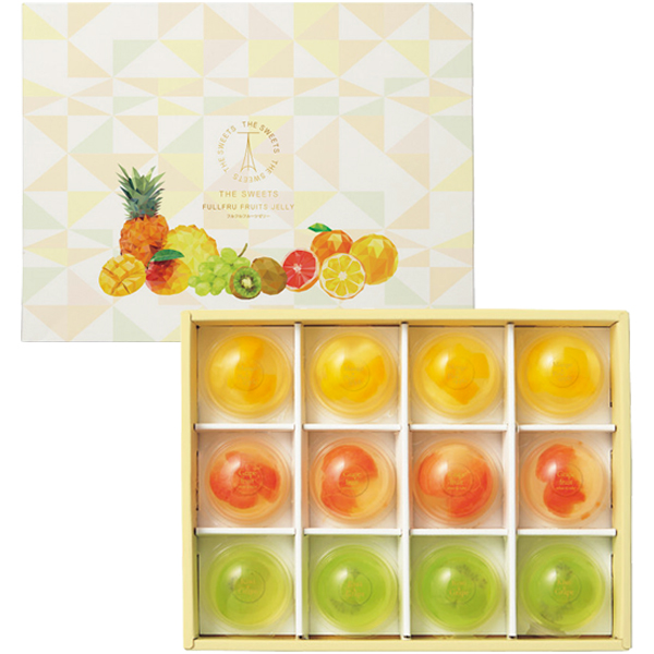 ザ・スウィーツ フルフルフルーツゼリー(12個)【夏の贈りもの・お中元】　商品画像1