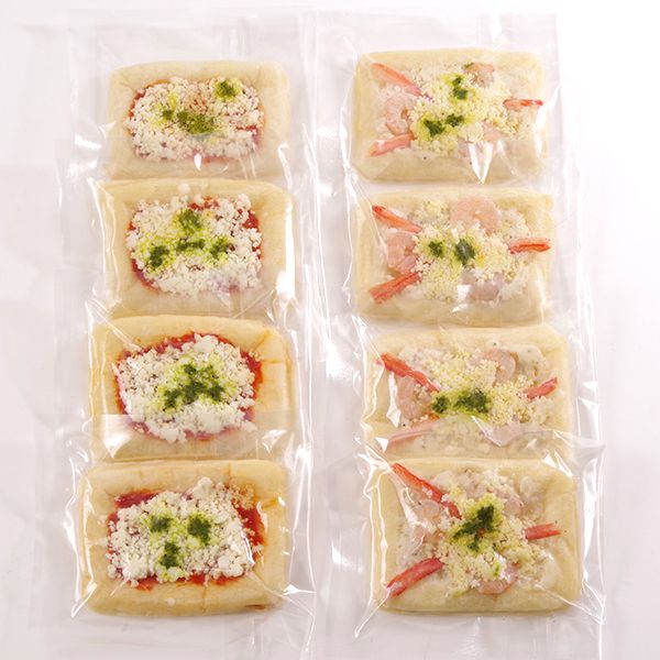 北海道ミニピザセット（マルゲリータ・シーフードピザ）各4枚 計8枚 （L3970） 【サクワ】【直送】　商品画像2
