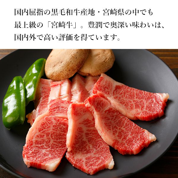 宮崎牛 A4ランク焼肉用 200g×2 （L5065） 【サクワ】【直送】　商品画像2