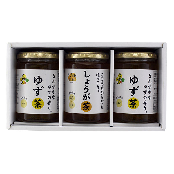 高知県産ゆず使用　ゆず茶＆しょうが茶３本セット（L6011） 【サクワ】【直送】　商品画像2