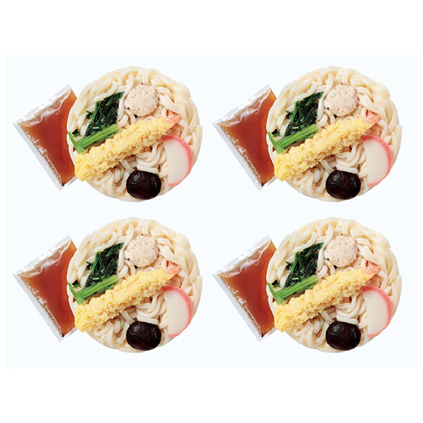 【キンレイ】 具付麺 えび天鍋焼きうどんセット 4食（L6258）【サクワ】　商品画像2