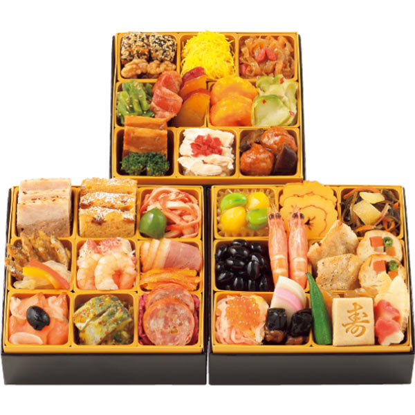 東京正直屋 和洋中おせち三段重 「吉祥」【2〜3人前・44品目】【イオンのおせち】 商品画像2