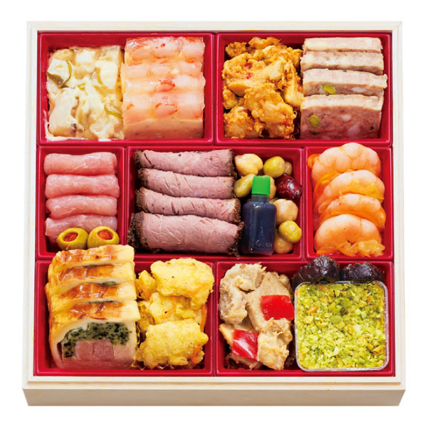 札幌グランドホテル 和洋中三段重「彩の宴」【4〜5人前・44品目】【イオンのおせち】 商品画像2