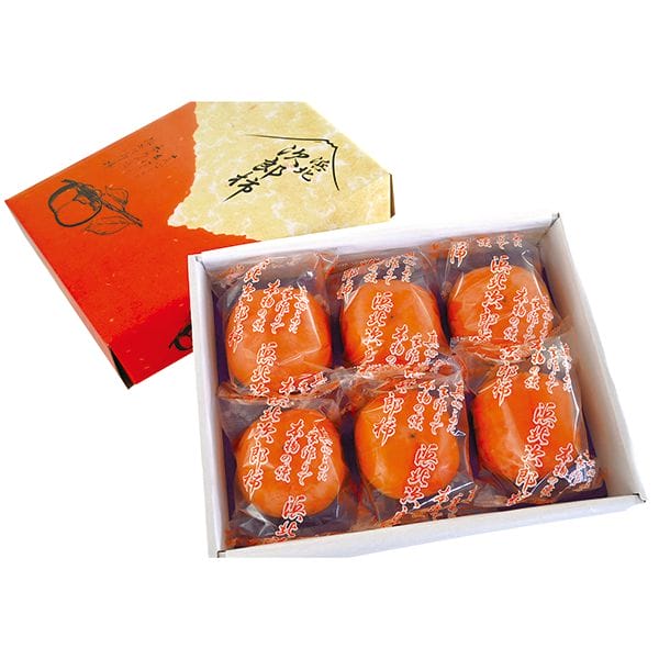 静岡県産(JAとぴあ浜松) 次郎柿化粧箱 2LまたはL6玉【CB】　商品画像2