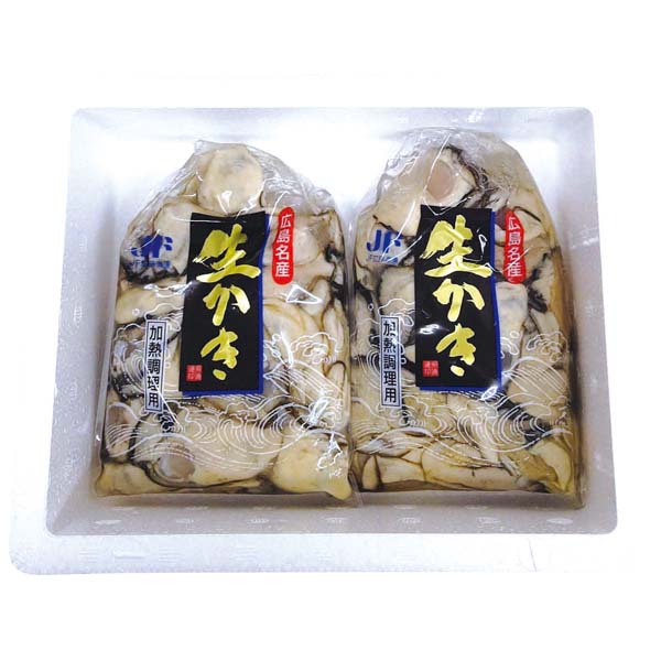 広島県漁業協同組合連合会 生かきむき身(加熱用)300g×2【お届け期間:12月1日〜1月10日】【ふるさとの味・中四国】　商品画像2