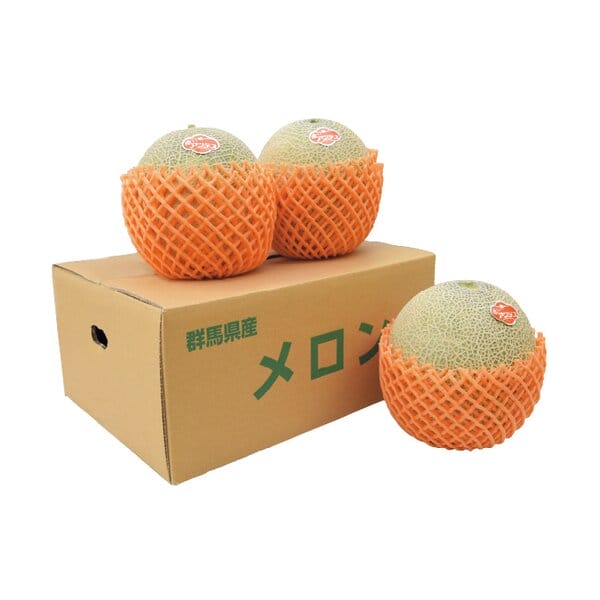 群馬県産 JA太田市 赤いアンデスメロン3Lサイズ4玉入り【限定20点】【お届け期間:6月13日〜7月31日】【KN】　商品画像1