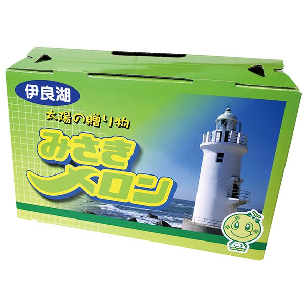 愛知県産(JA愛知みなみ) みさきメロン (赤・青セット)【お届け期間:7月1日〜7月17日】【CB】　商品画像2
