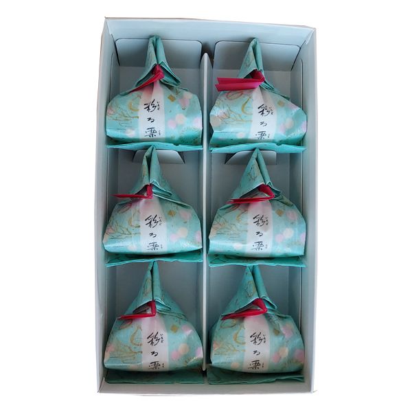 中津川和菓子店 松葉 彩る栗6個入り【CB】　商品画像2