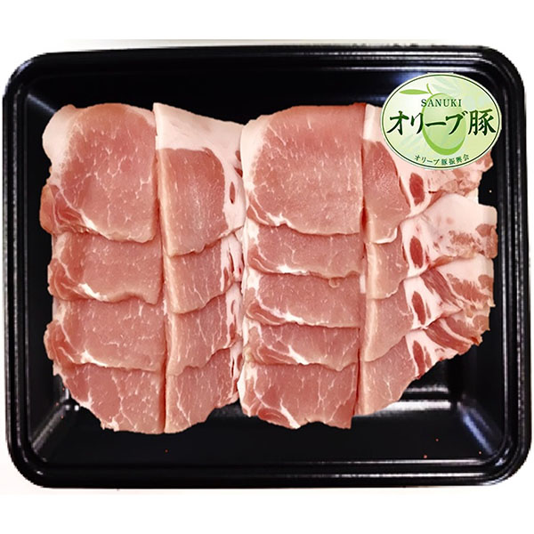 香川県産 オリーブ豚ロース焼肉用 香川県産豚肉400g【ふるさとの味・中四国】　商品画像2