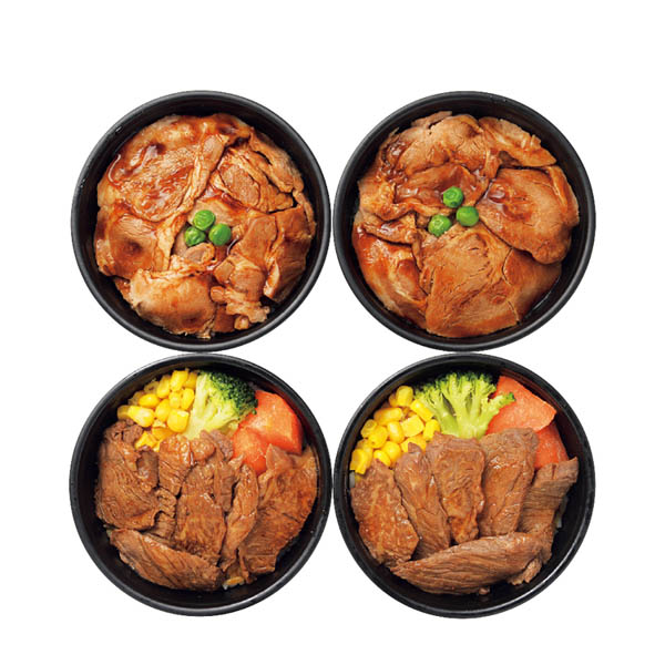 札幌バルナバフーズ 北海道産牛ステーキ丼＆豚丼【おいしいお取り寄せ】　商品画像2