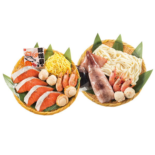 小樽海洋水産 小樽海洋 石狩鍋・海鮮えび鍋セット【鍋まつり】【おいしいお取り寄せ】　商品画像2