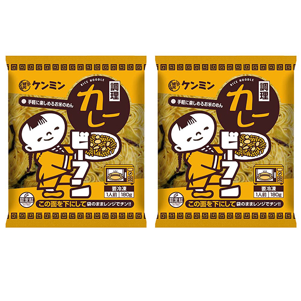 【アウトレット】ケンミン 焼ビーフン カレー味 180g×2食入り(L6628)【サクワ】　商品画像2