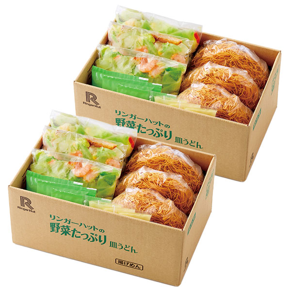 【リンガーハット】野菜たっぷり皿うどん 3食×2箱 （L5612） 【サクワ】　商品画像2