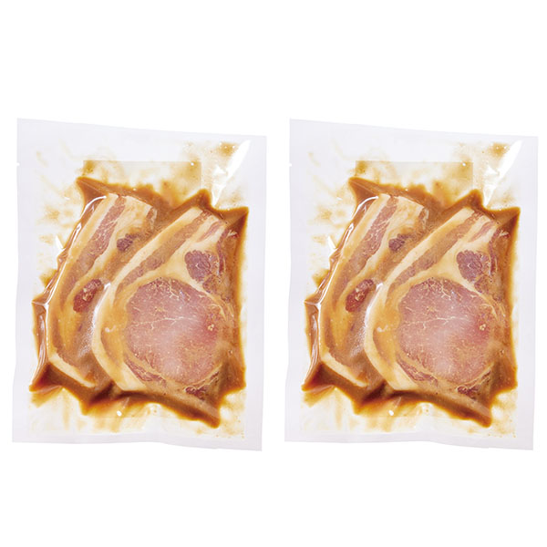 国産豚の魚沼熟成粕味噌漬け2枚×2袋（L6473）【サクワ】　商品画像2