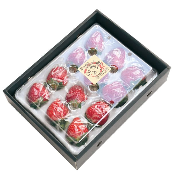 岡山県産 雪本さんの土耕栽培いちご(おいCベリー)化粧箱 計380g・12〜15粒【お届け期間:1月20日〜3月20日】【旬鮮便】【NN】　商品画像2