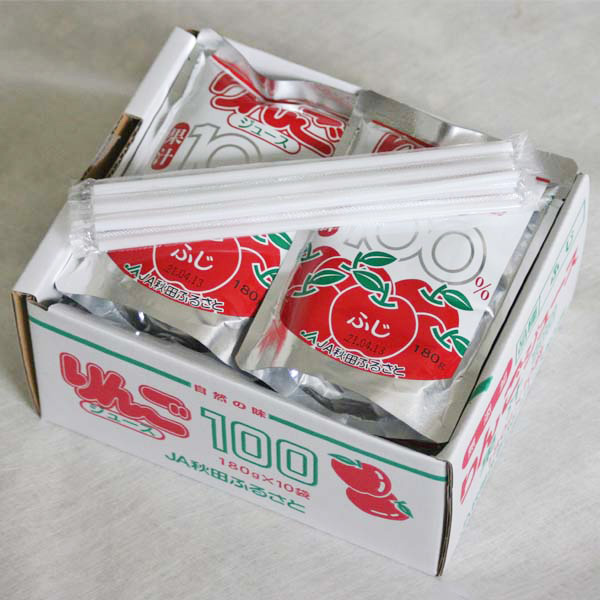 秋田県(JA秋田ふるさと) りんごジュース(100%ストレートジュース)10パック【イオンゴールドカード会員さま限定特別セール3月】 商品画像2
