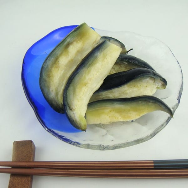 大阪 天政松下 水なすセット 5個入 大阪泉州産地区水茄子使用 ぬか漬3個 液漬2個入り(5個入)【NN】 商品画像2