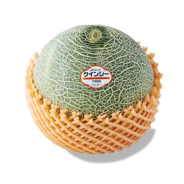 茨城県 JAほこた メロン2種ミックス 3Lサイズ2玉入(なだろうグリーン・クインシー)【お届け期間:6月8日〜6月30日】【KN】　商品画像1