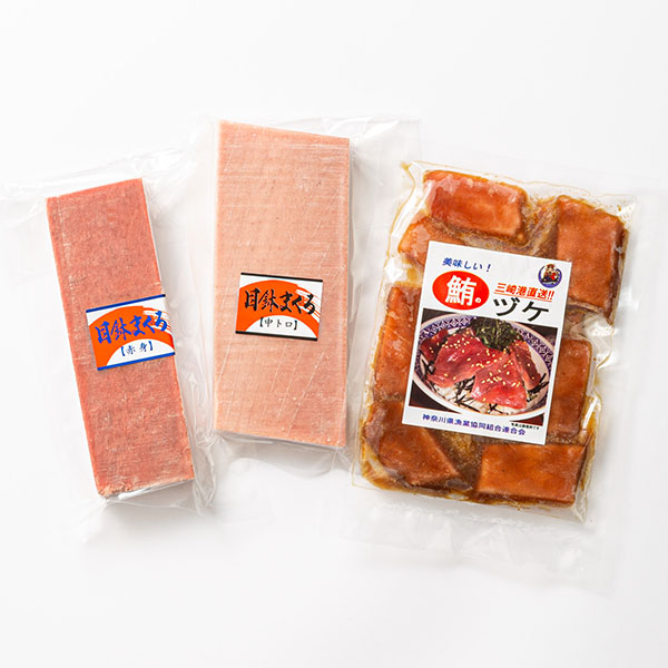 神奈川県三崎加工 三崎まぐろ柵・漬けセット【お届け期間：8月8日〜8月12日】【お盆ごちそう特集】　商品画像2