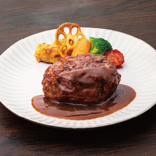 群馬県赤城牛のとりやま赤城牛ともち豚の粗挽き焼き上げハンバーグ4個入「お届け期間」2025/7/1〜2025/9/10【KN】　商品画像2