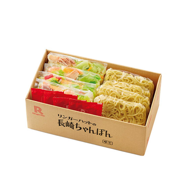 リンガーハット4種セット(長崎ちゃんぽん、皿うどん、チャーハン、ぎょうざ)(L7764)【サクワ】 商品画像2