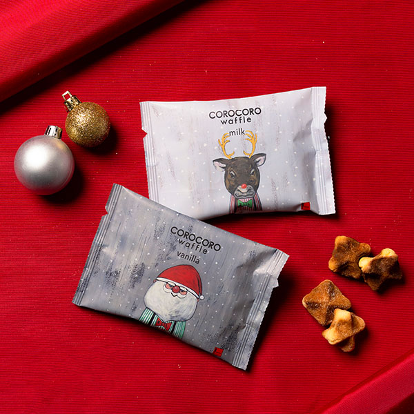 R.L waffle cake コロコロワッフル バニラ・ミルク 各6袋入【イオンのクリスマス】 商品画像2
