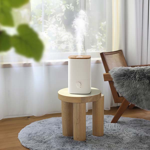 ハイブリッド加湿器「ウッドモイスト」 アイボリー [HB-T2581IV]【雑貨】　商品画像2